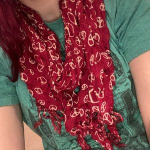 Peace scarf